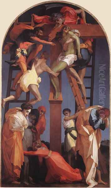 Descent from the Cross 1521 by Fiorentino Rosso