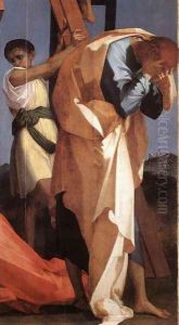 Descent from the Cross (detail-2) 1521 by Fiorentino Rosso