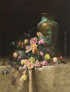 Still Life with Roses by Milne Ramsey