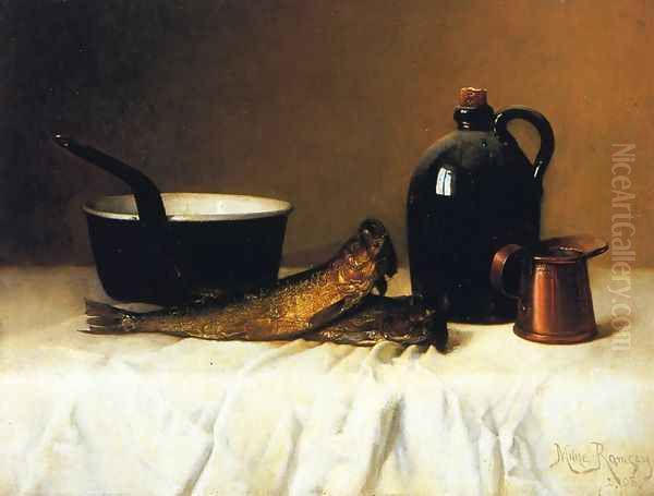 Still Life with Herring, Pot, Jug and Measure - view 1