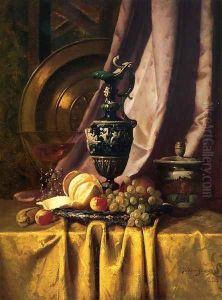 Still Life with Ewer and Fruit