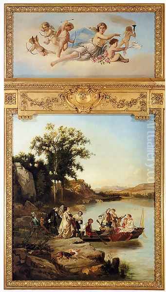 Allegory Of Spring: The Goddess Pomona Surrounded By Putti (or Embarking On A Boat Ride) - view 1