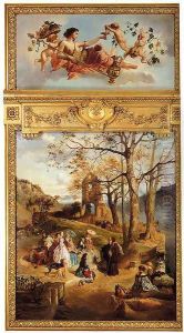 Allegory Of Winter: The Goddess Diana Surrounded By Putti (or The Meal After Hunting) by Charles Diodore Rahoult