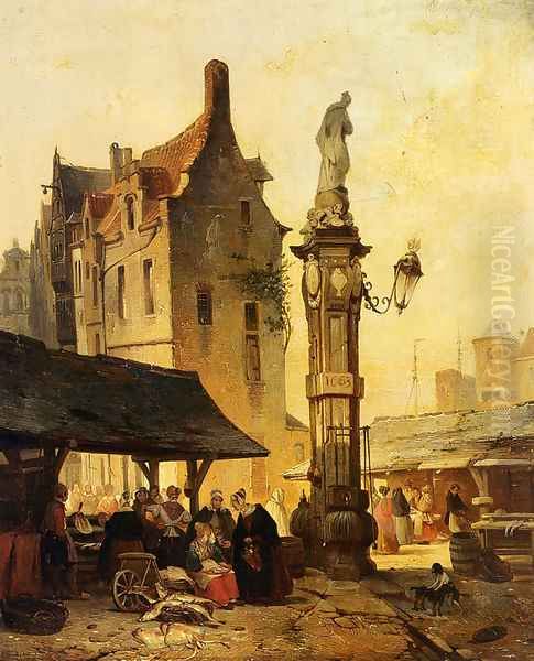 A Busy Market - view 1