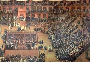 Auto de Fe in the Plaza Mayor, Madrid, 30 June 1680