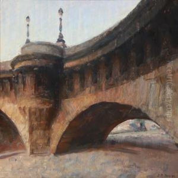 The Seine At Pont Neuf In Paris - view 1