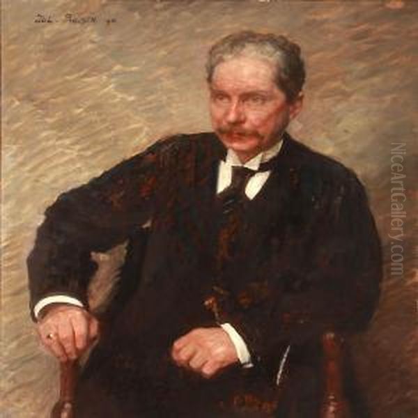 Portrait Of A Gentleman by Julius Paulsen
