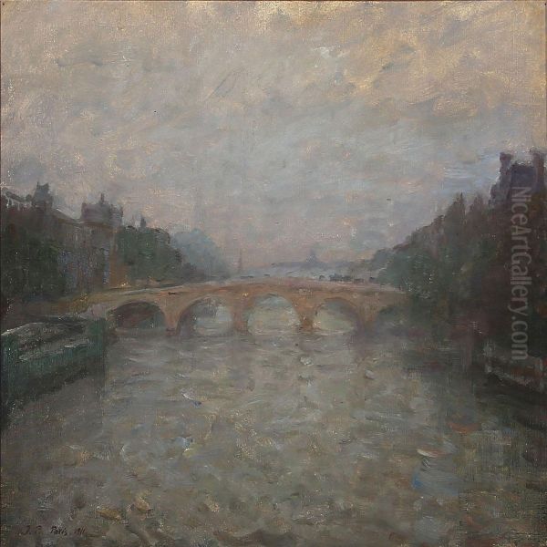 View From Pont Neuf In Paris - view 1