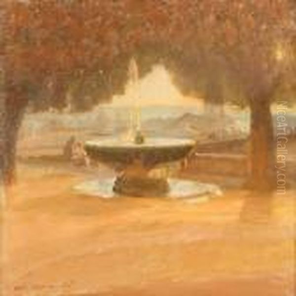 Scene From Monte Pincio In Rome - view 1