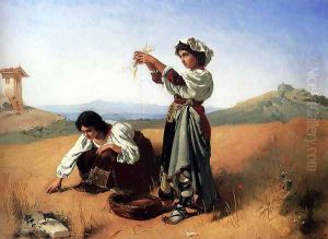 The Gleaners by Anton Romako