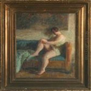 Interior With Woman In A Sofa Interior With Woman In A Sofa