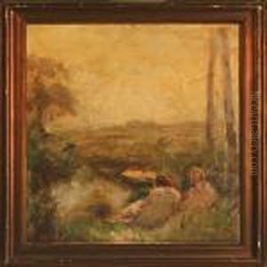 Landscape With Young Women Landscape With Young Women