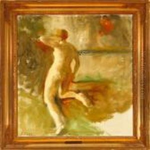 A Naked Woman by Julius Paulsen