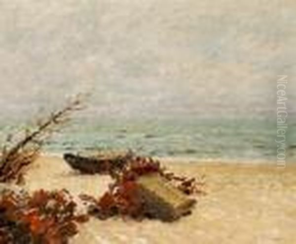 A Rowing Boat On The Beach - view 1