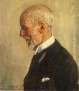Portrait Of The Painter Johan Rohde