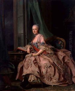 Anastasia Ivanovna, Countess of Hessen-Homberg, Princess Trubetskoy, 1757 by Alexander Roslin