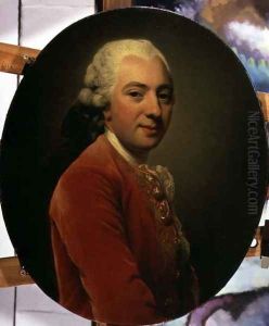 Portrait of a Man in a Red Caftan, 1764 by Alexander Roslin