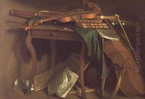 The Musicians Table, c.1760 by Henri Roland de la Porte