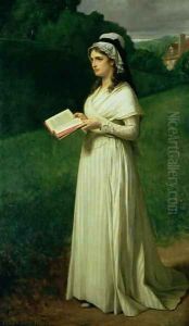 Portrait of Charlotte Corday 1768-93 by Joseph-Nicolas Robert-Fleury