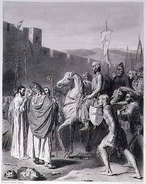 Baldwin I c.1058-1118 engraved by Thibault - view 1