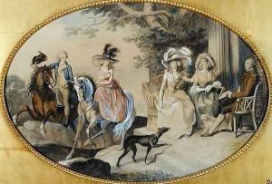 Lady St. Aubyn and her Family by Johann Heinrich Ramberg