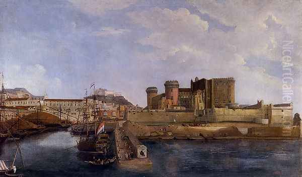 A View Of Castel Dell'ovo From The Bay Of Trentaremi, Naples - view 1
