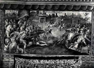 Charles V 1500-58 Against the Lutherans by Francesco de' Rossi