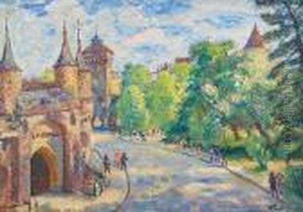 Widok Na Barbakan I Planty - view 1