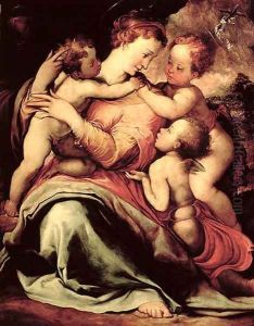 Madonna and Child with an Angel and the Infant St. John the Baptist