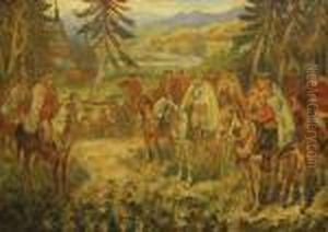 Wesele Huculskie by Fryderyk Pautsch