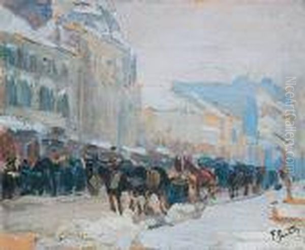 Lwowska Ulica W Sniegu, Po 1905 - view 1