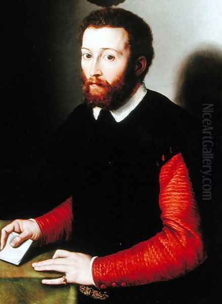 Portrait of a Man Holding a Letter, c.1530-40 - view 1