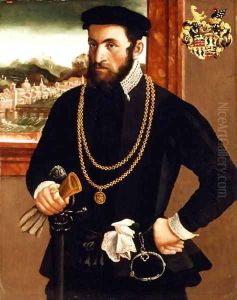 Portrait of Anton Rummel von Liechtenan by Francesco de' Rossi