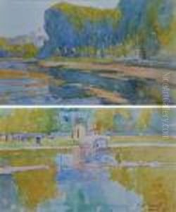 La Charente - Le Passeur En Charente by Elie Anatole Pavil