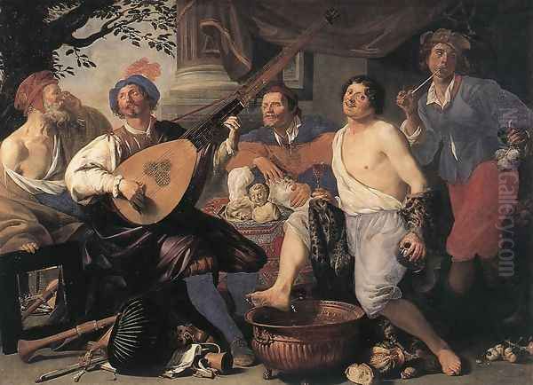 Allegory of the Five Senses by Theodoor Rombouts