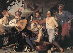 Allegory of the Five Senses by Theodoor Rombouts