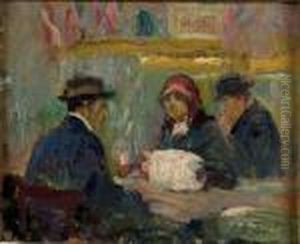 Au Cafe by Elie Anatole Pavil
