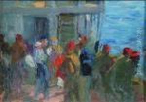 La Traversee Vers Le Maroc by Elie Anatole Pavil