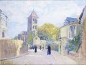 Rue Animee Pres De L'eglise Rue Animee Pres De L'eglise
