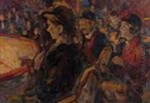 Au Theatre by Elie Anatole Pavil