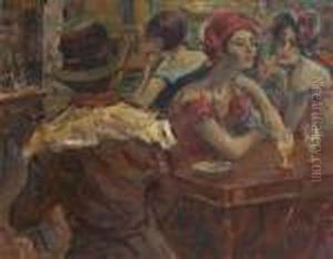 Bistrot Parisien Anime by Elie Anatole Pavil