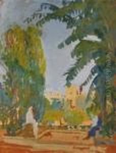 Vue Du Maroc by Elie Anatole Pavil