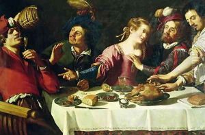 The Meal by Theodoor Rombouts