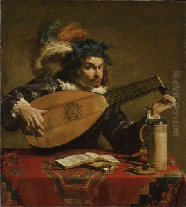 The Lute Player by Theodoor Rombouts