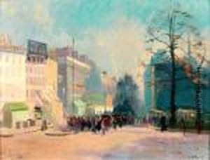 Rue Animee A Paris