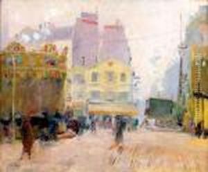 Le Manege A Vapeur, Place Blanche by Elie Anatole Pavil