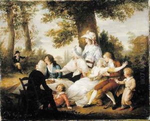The Return of Olivia, vol. 2, chapter III from The Vicar of Wakefield, 1786 by Charles Reuben Ryley