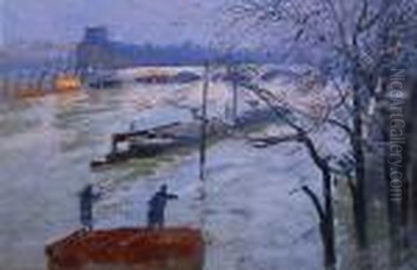 Paris, Les Inondations De 1910 - view 1