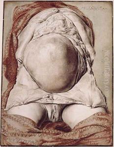 Ms Hunter 658 Plate I Drawing for William Hunters 1718-83 Anatomy of the Human Gravid Uterus, 1774