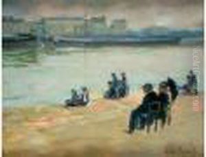 Les Quais De Seine Animes by Elie Anatole Pavil